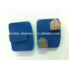 Slide-on Diamond Sanding Block with Arrow Shape Segments